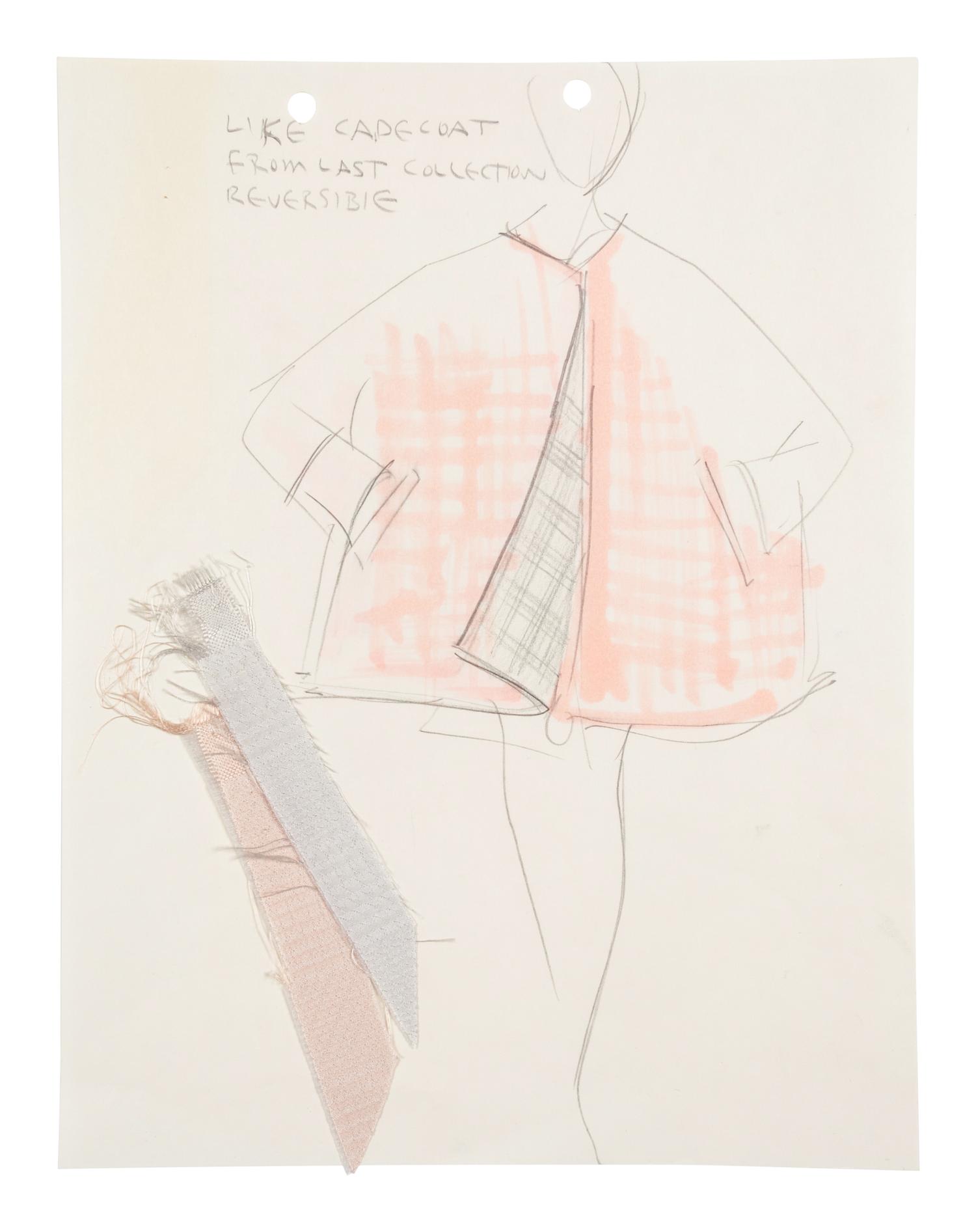 Group of Nine Geoffrey Beene Fashion Sketches , by Jesper Nyeboe