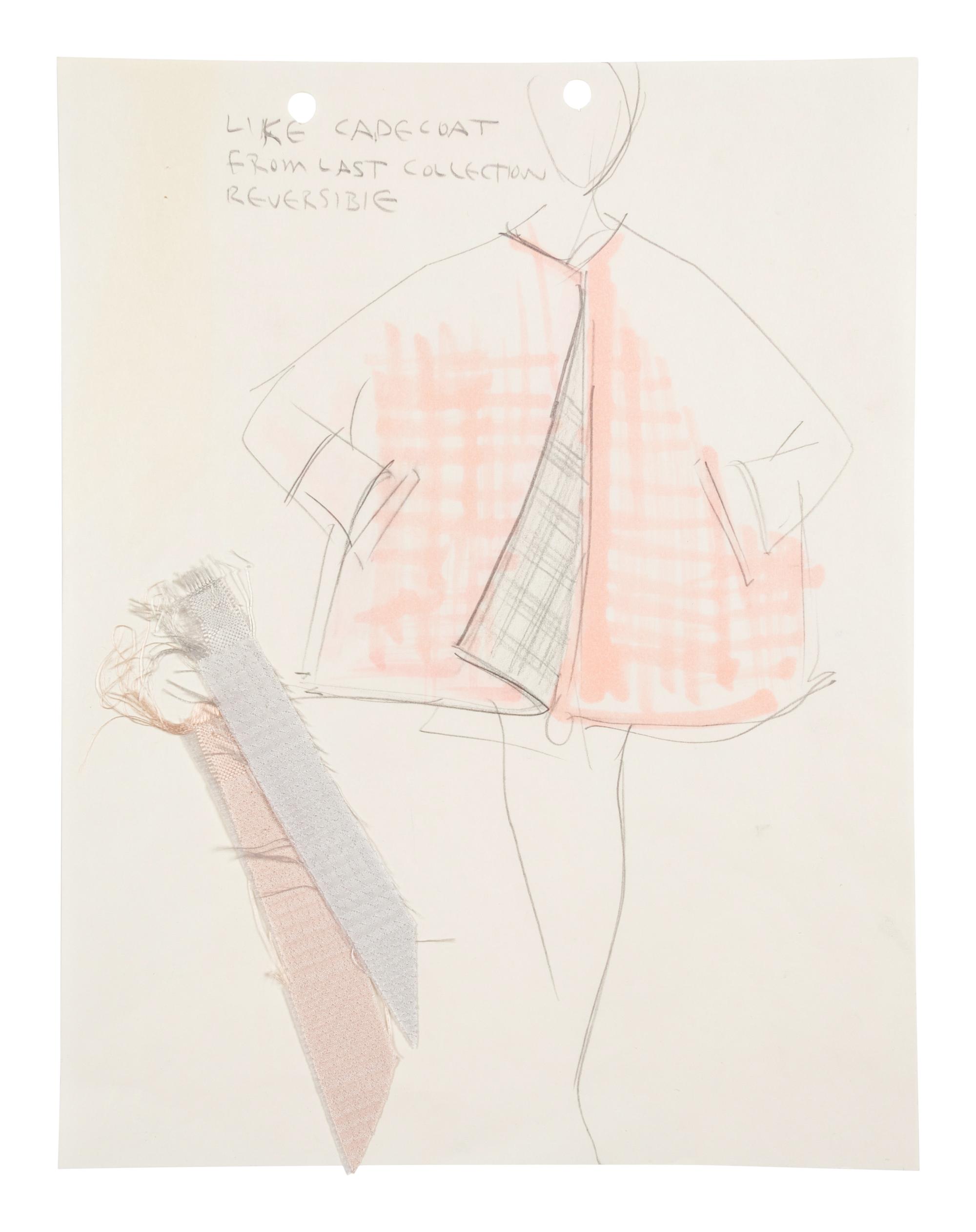 Group of Nine Geoffrey Beene Fashion Sketches , by Jesper Nyeboe