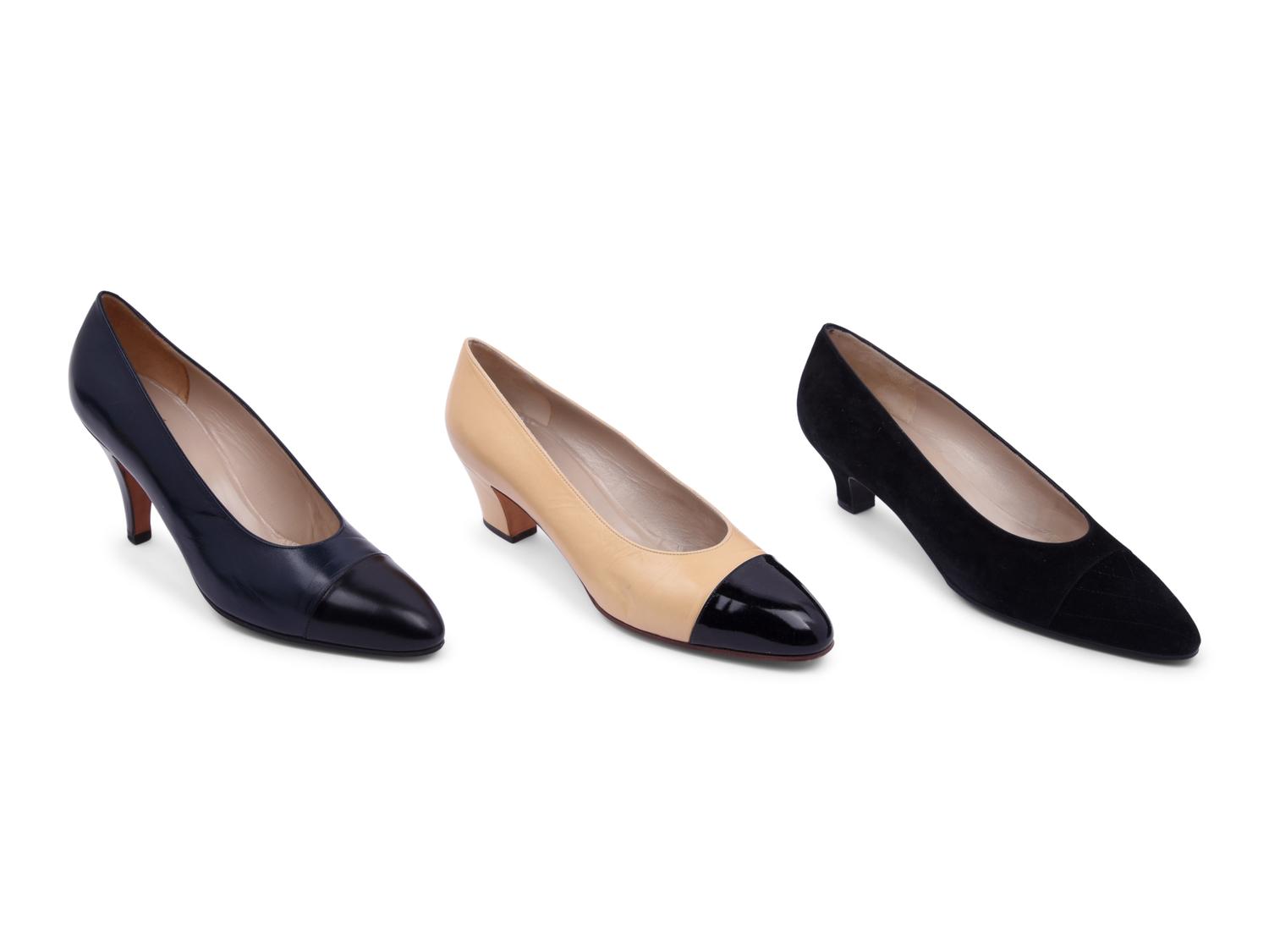 Three Pairs of Chanel Heels, 1990s