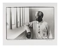 Jürgen Schadeberg (1931-2020) Nelson Mandela revisiting his cell on Robben Island, 1994
