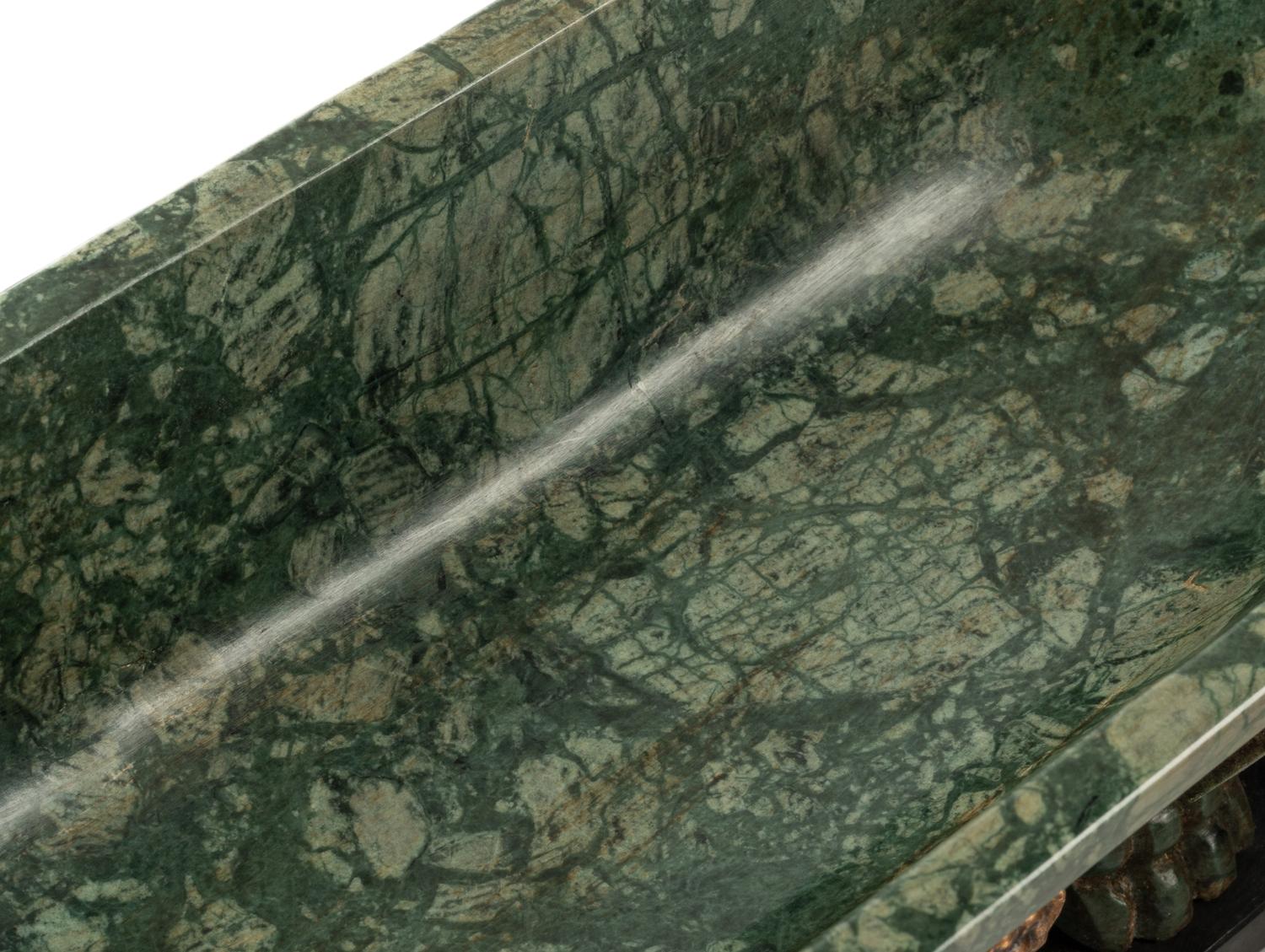 A Pair of Grand Tour Style Marble Sarcophagi