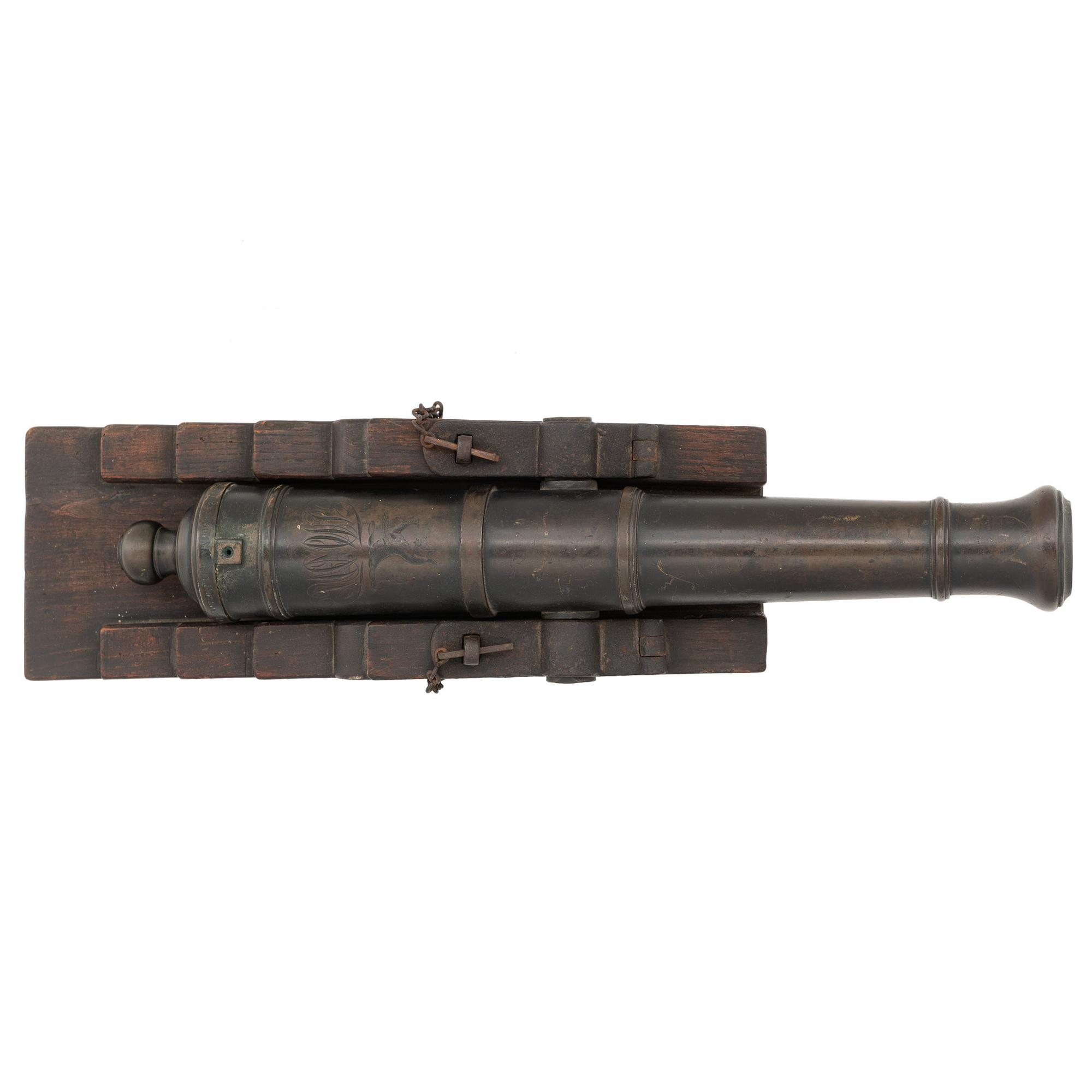 19th Century Bronze Salute Gun by William Parker