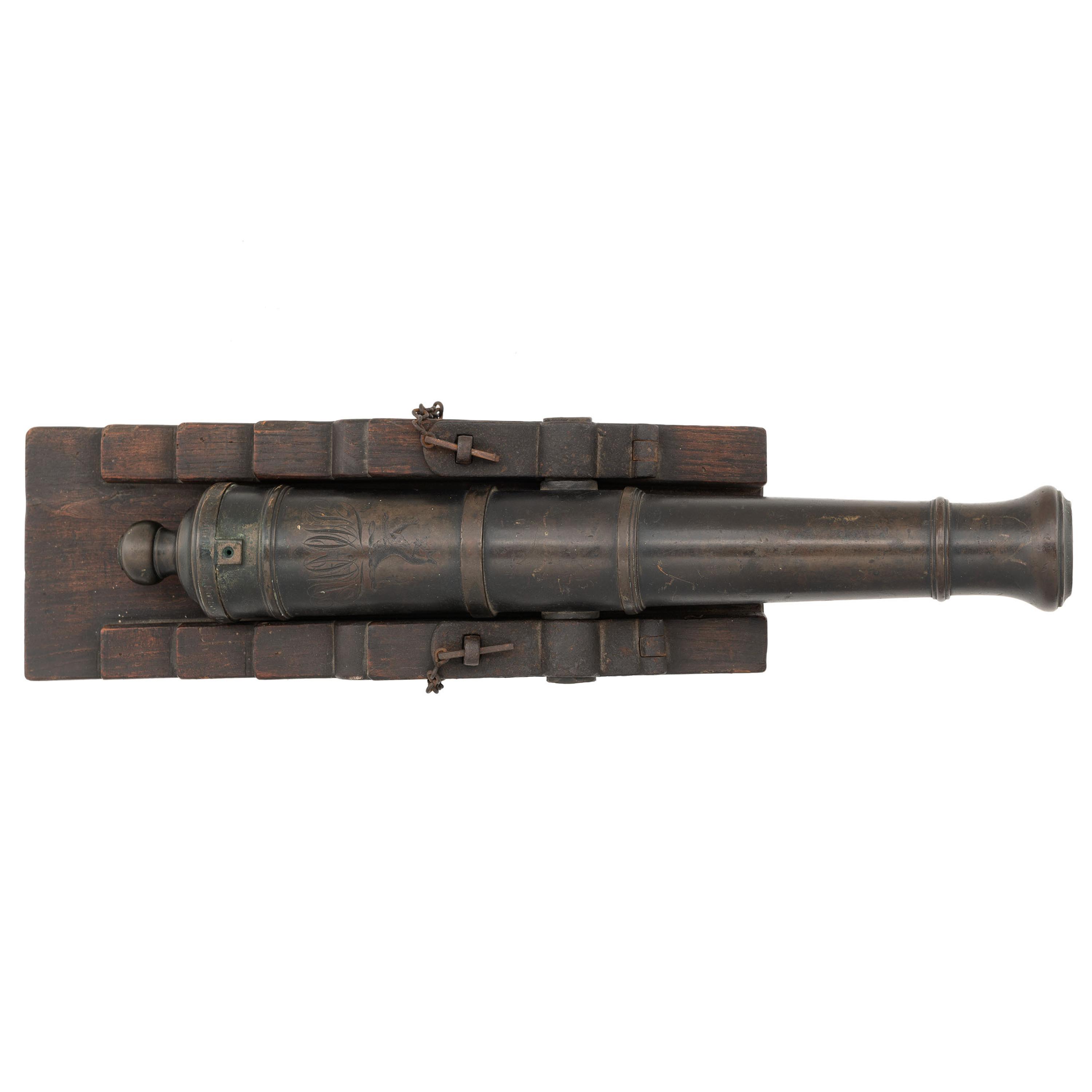 19th Century Bronze Salute Gun by William Parker