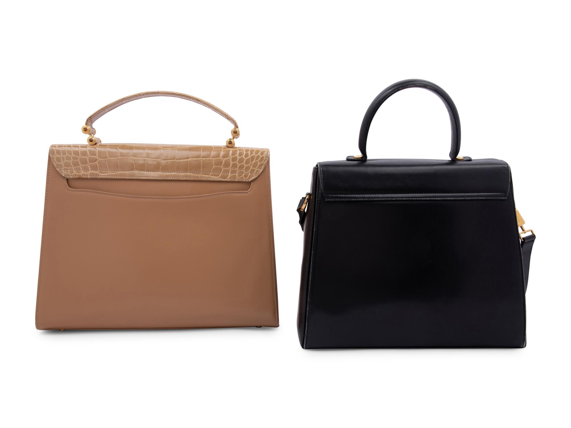 Two Designer Bags: One Judith Lieber and One Salvatore Ferragamo