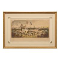 [Philadelphia] Queen, James. Buildings of the Great Central Fair, In Aid of the U.S. Sanitary Commission Logan Square, Philadelphia, June 1864