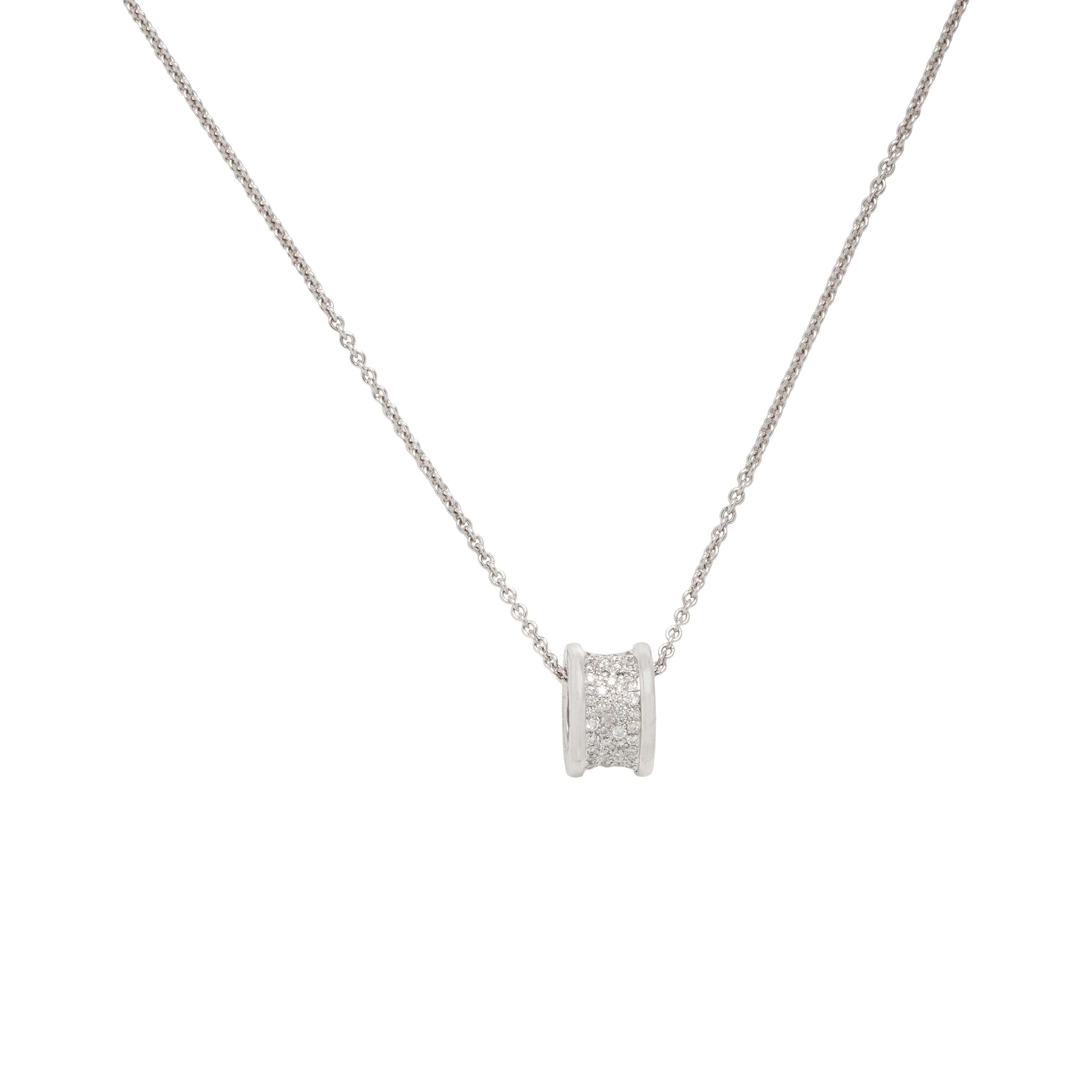 Bulgari, Diamond and White Gold 'B.zero1' Demi-Parure