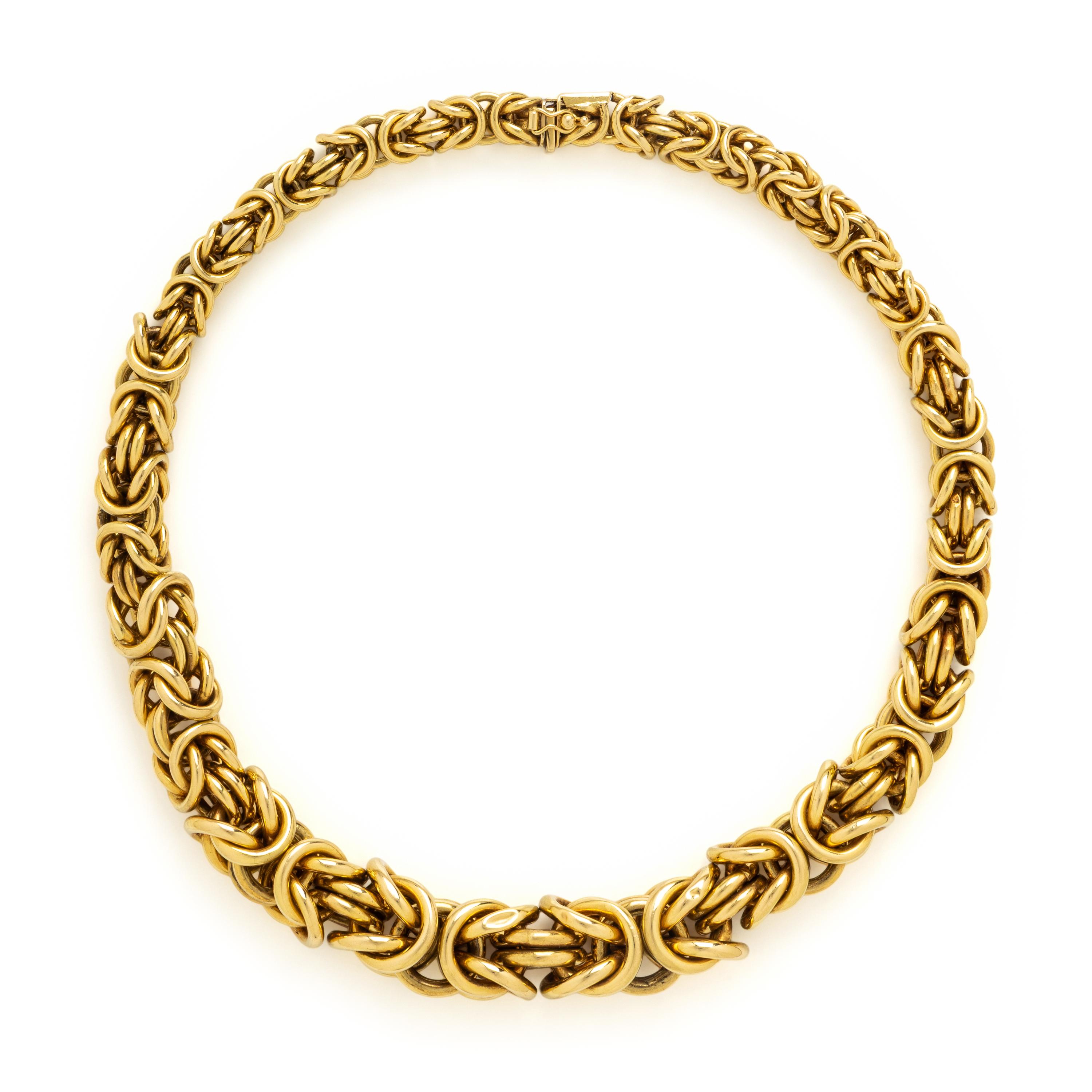 Italian, Yellow Gold Necklace