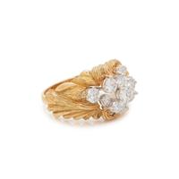 BICOLOR GOLD AND DIAMOND RING