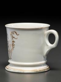 A Steamboat Pilot's Porcelain Occupational Shaving Mug