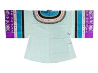 A Chinese Pale Blue Ground Gauze Embroidered Silk Lady's Robe
