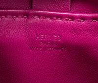 An Hermes Tosca Agneau Clou de Selle Pouch, 6" x 9" x 1".