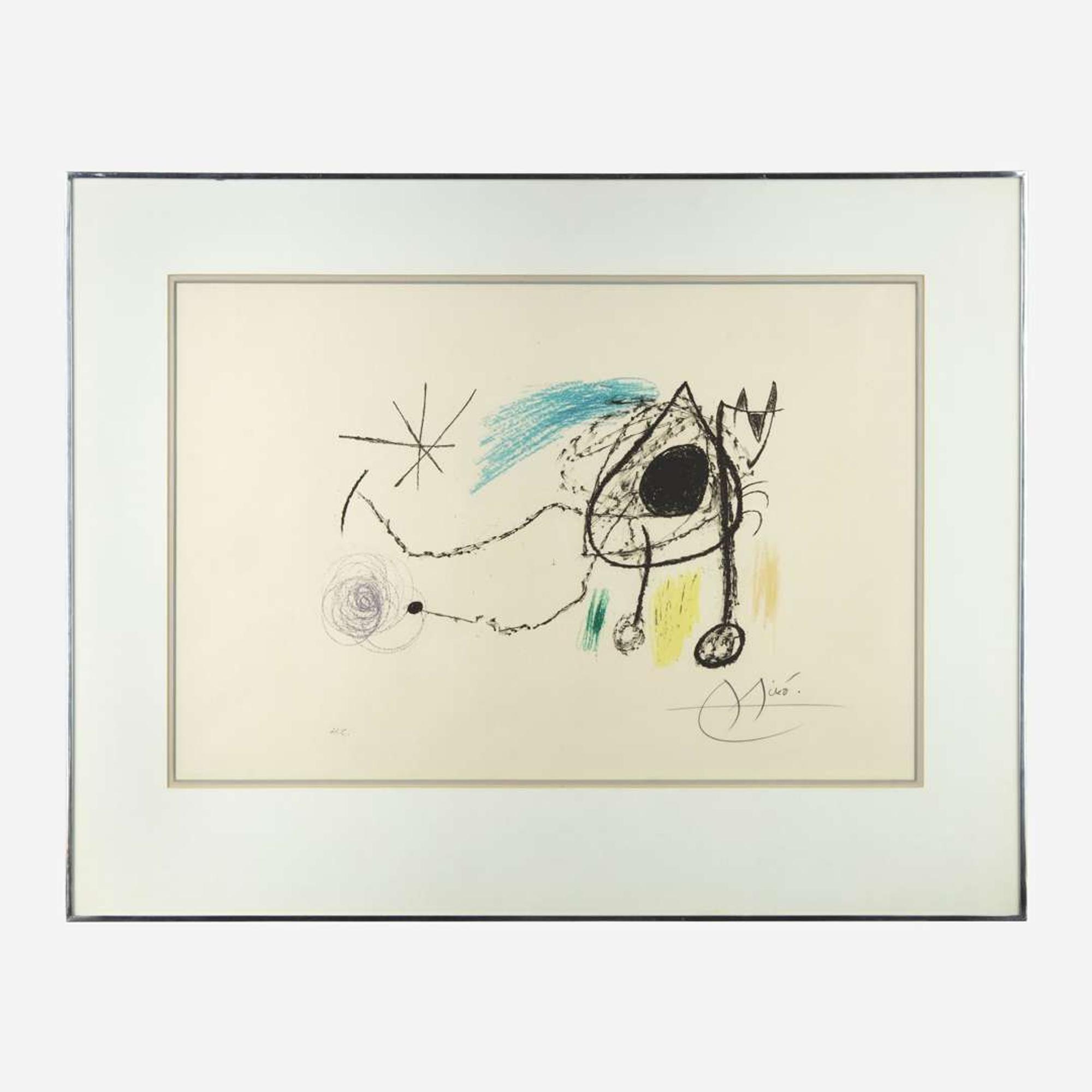 Joan Miró (Spanish, 1893-1983) Sobreteixims I Escultures