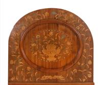 A Pair of Dutch Marquetry Twin Bed Frames
