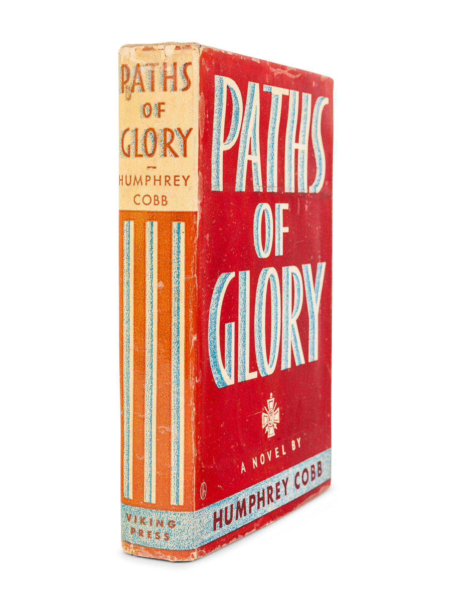COBB, Humphrey (1899-1944). Paths of Glory . New York: The Viking Press, 1935.