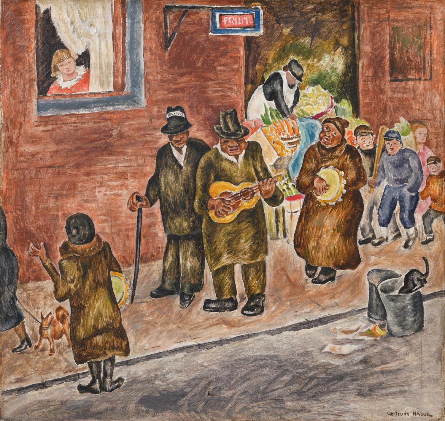 Trekking Down Bleeker Street, c. 1935