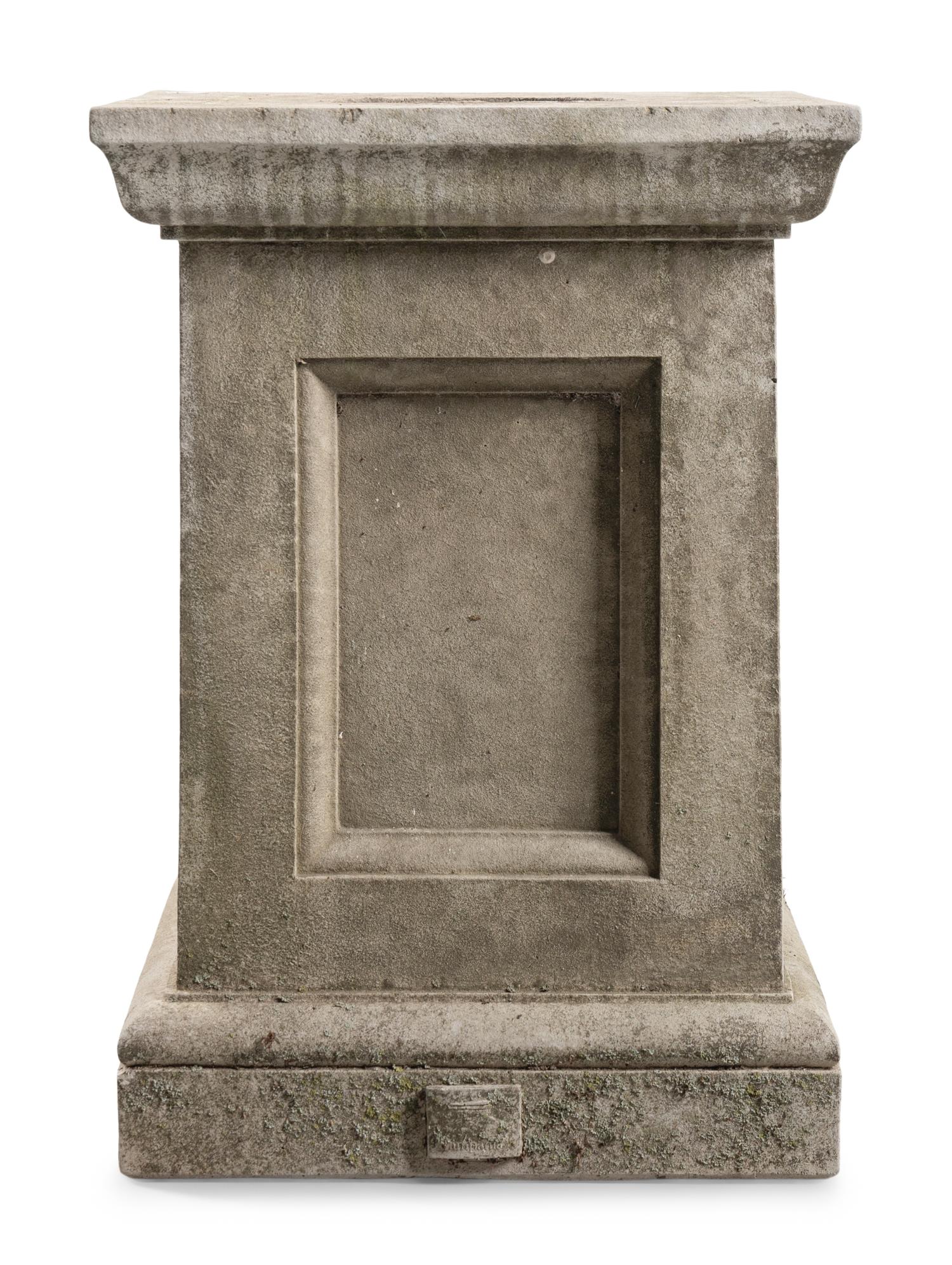 A Carved Limestone Figure of Pan