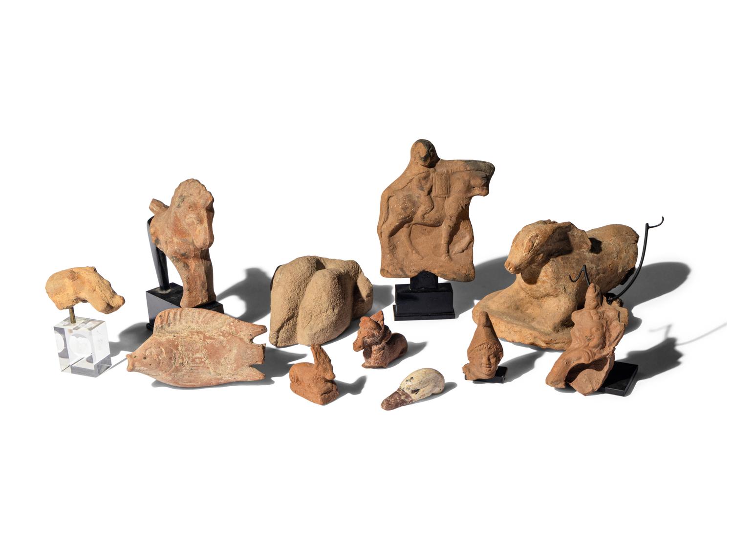 11 Greco-Roman Stone and Terracotta Figures