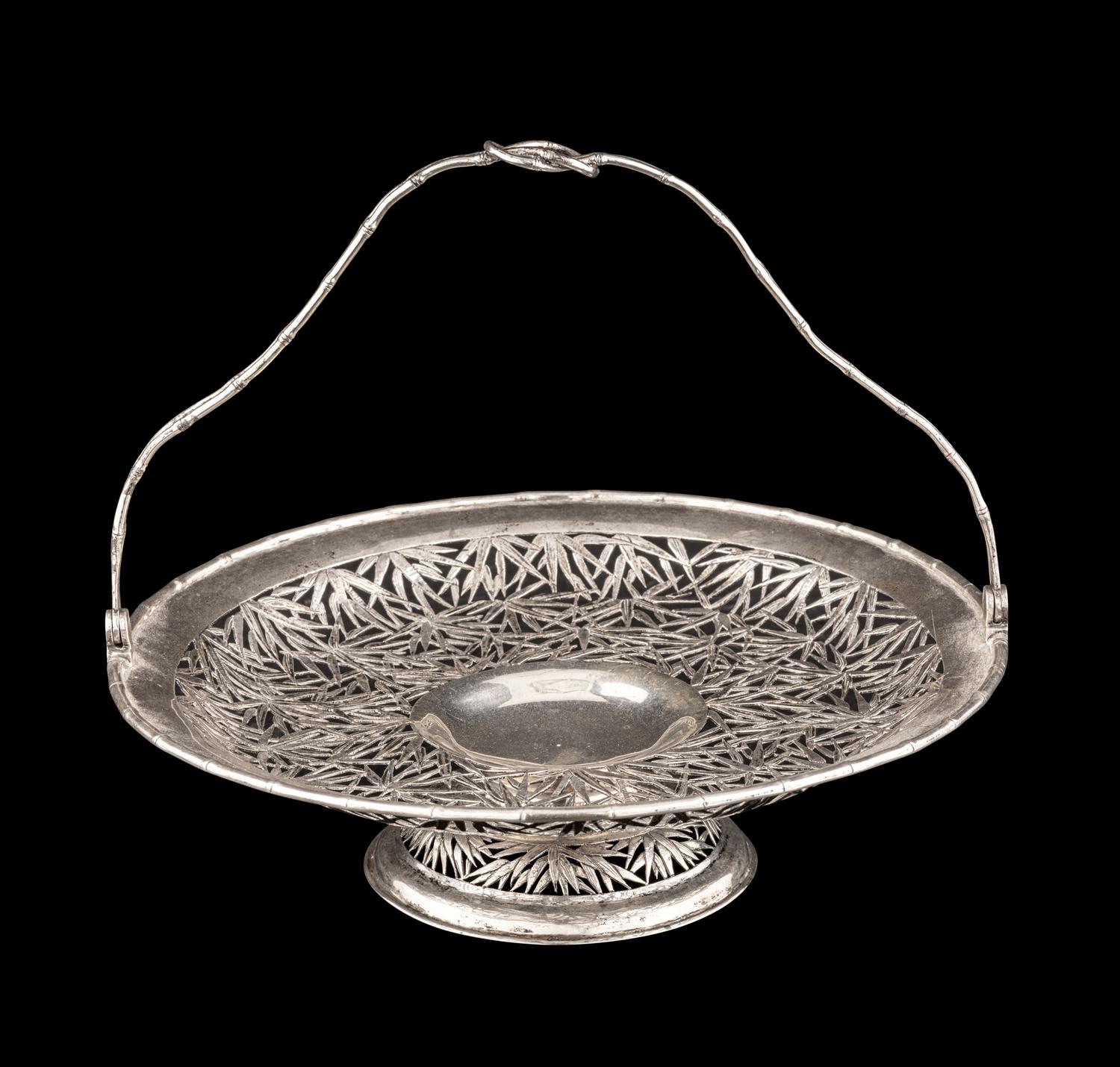 A Chinese Export Silver Tazza