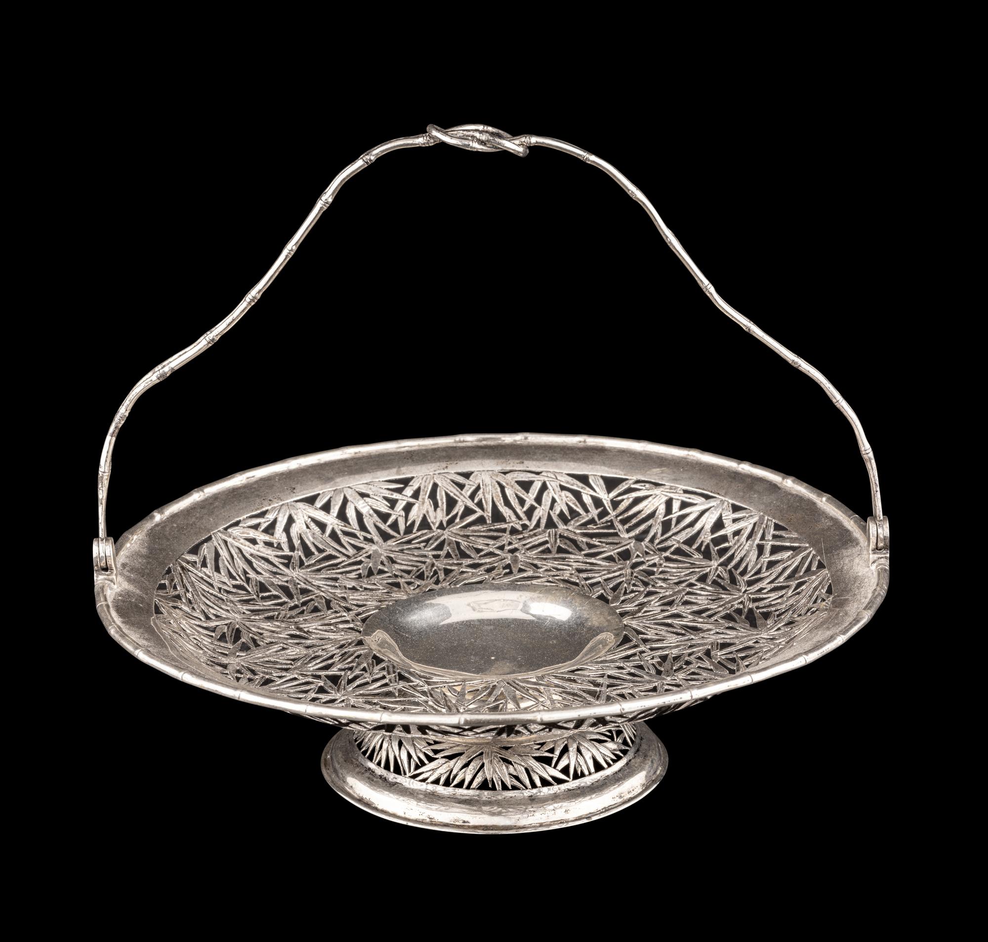 A Chinese Export Silver Tazza