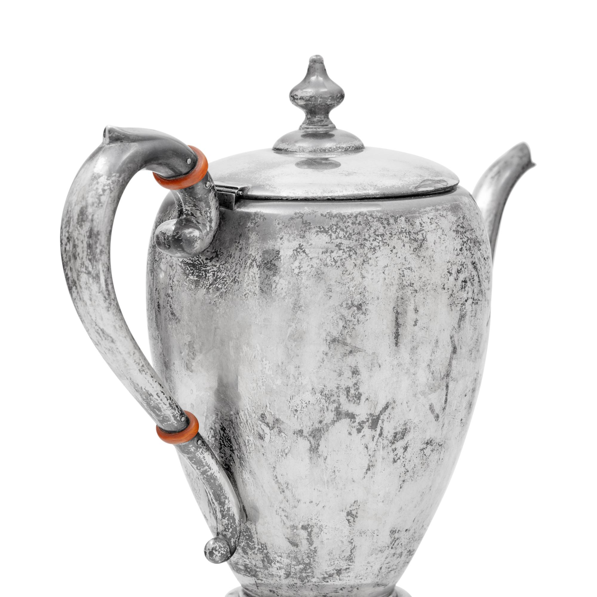 An American Silver Five-Piece Tea Service