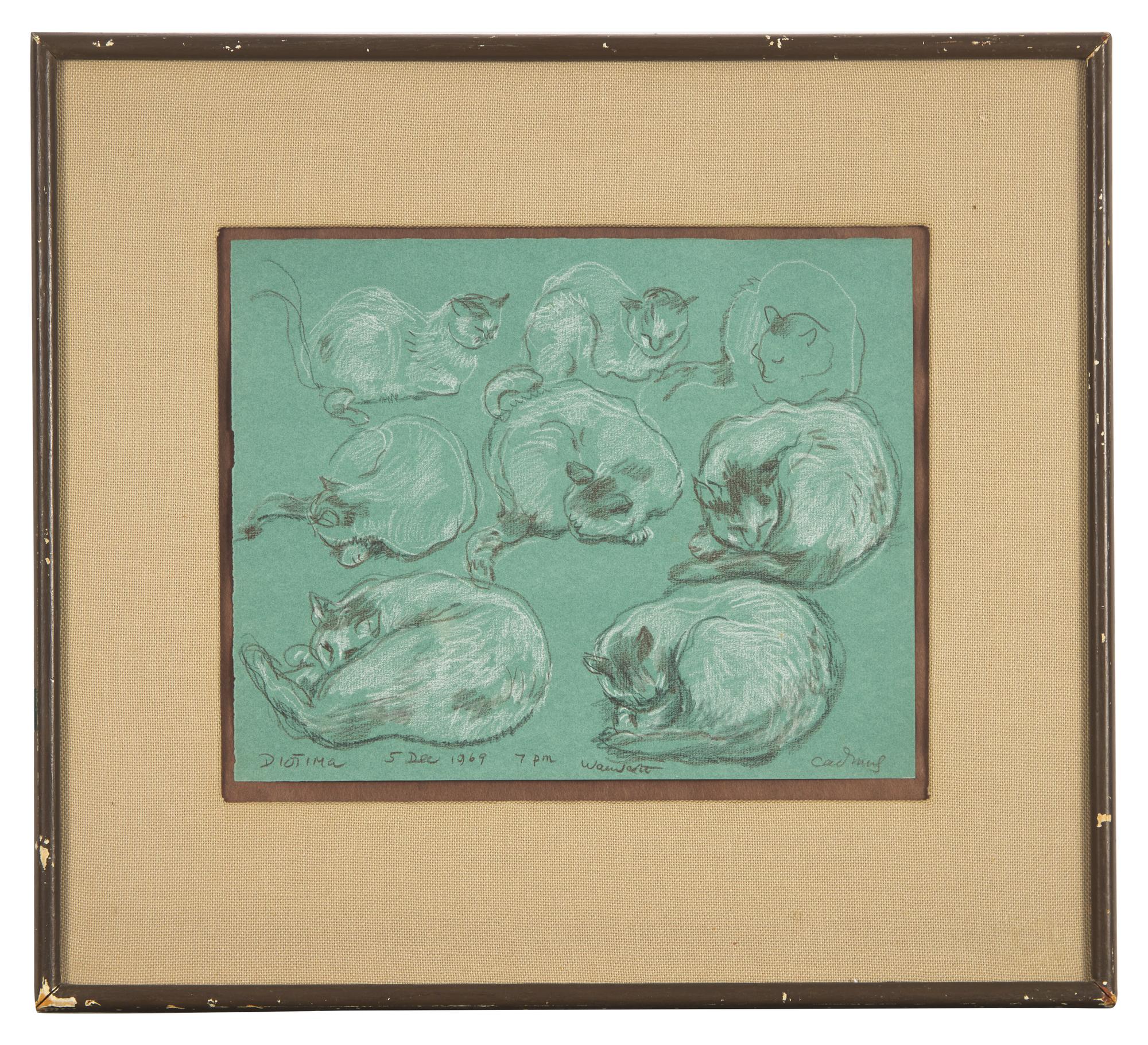 Diotima (Cat Studies) , 1969