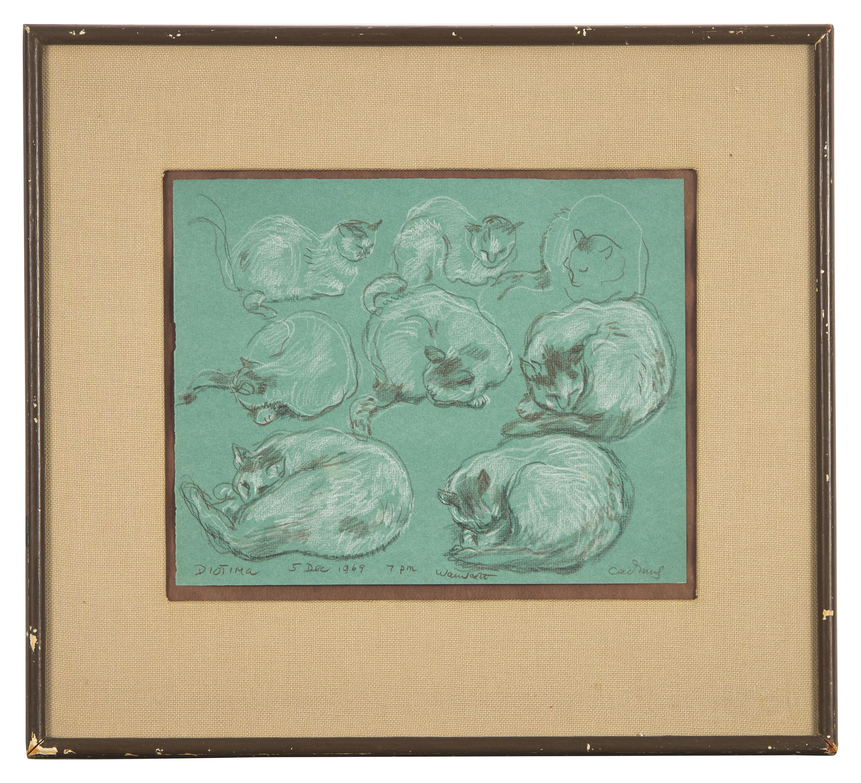 Diotima (Cat Studies) , 1969