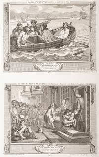 Industry and Idleness (the complete set of 12 prints)