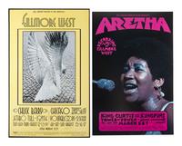 [MUSIC - POSTERS]. SINGER, David, artist. Complete set of 66 SIGNED posters designed for the Fillmore West Ballroom, San Francisco, California. 1969-1971.