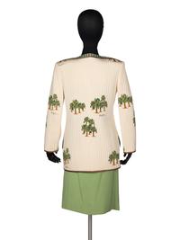 Geoffrey Beene Three-Piece Ensemble in Palm Tree Print