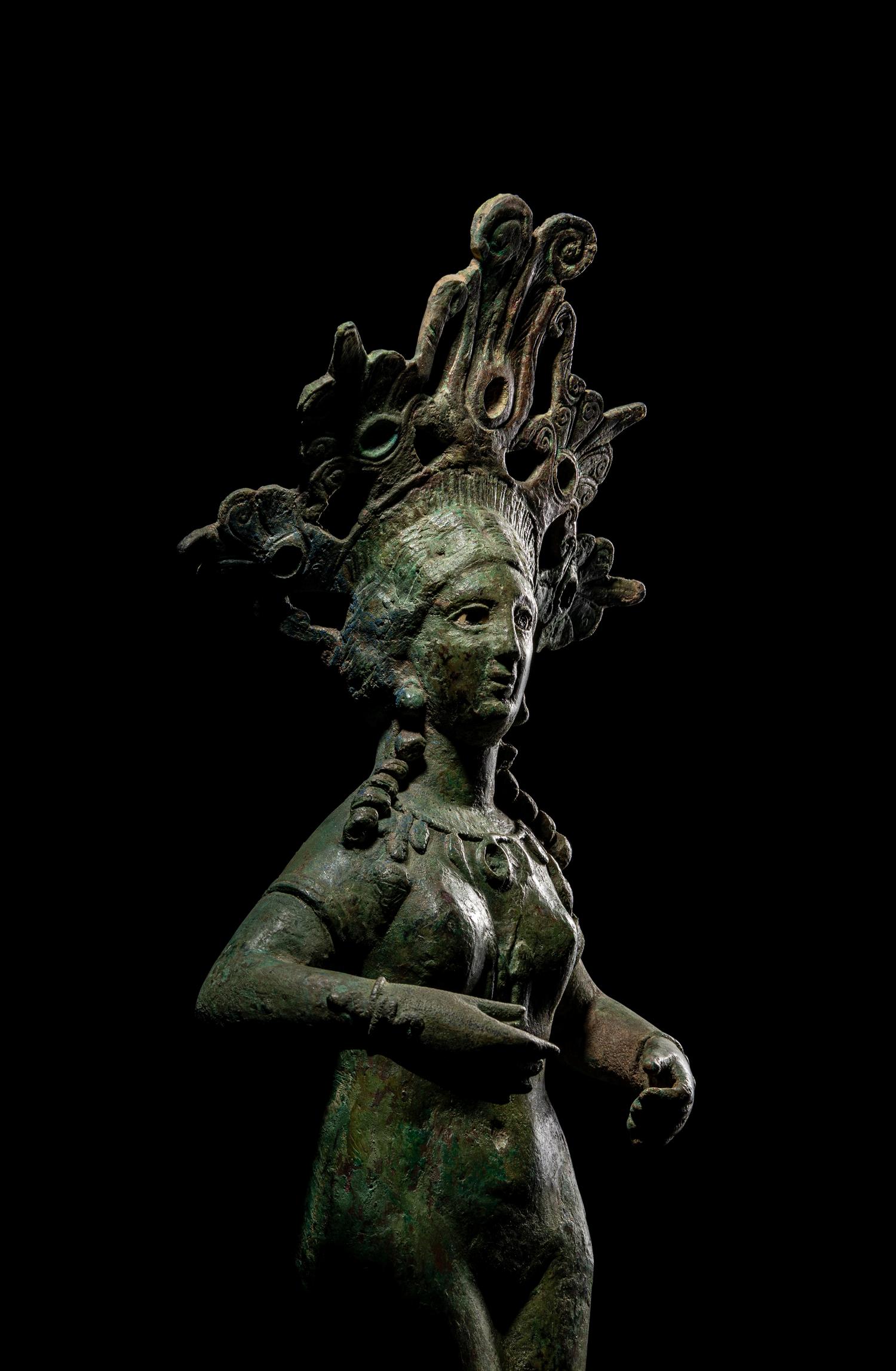 A Roman Bronze Figure of Isis-Aphrodite
