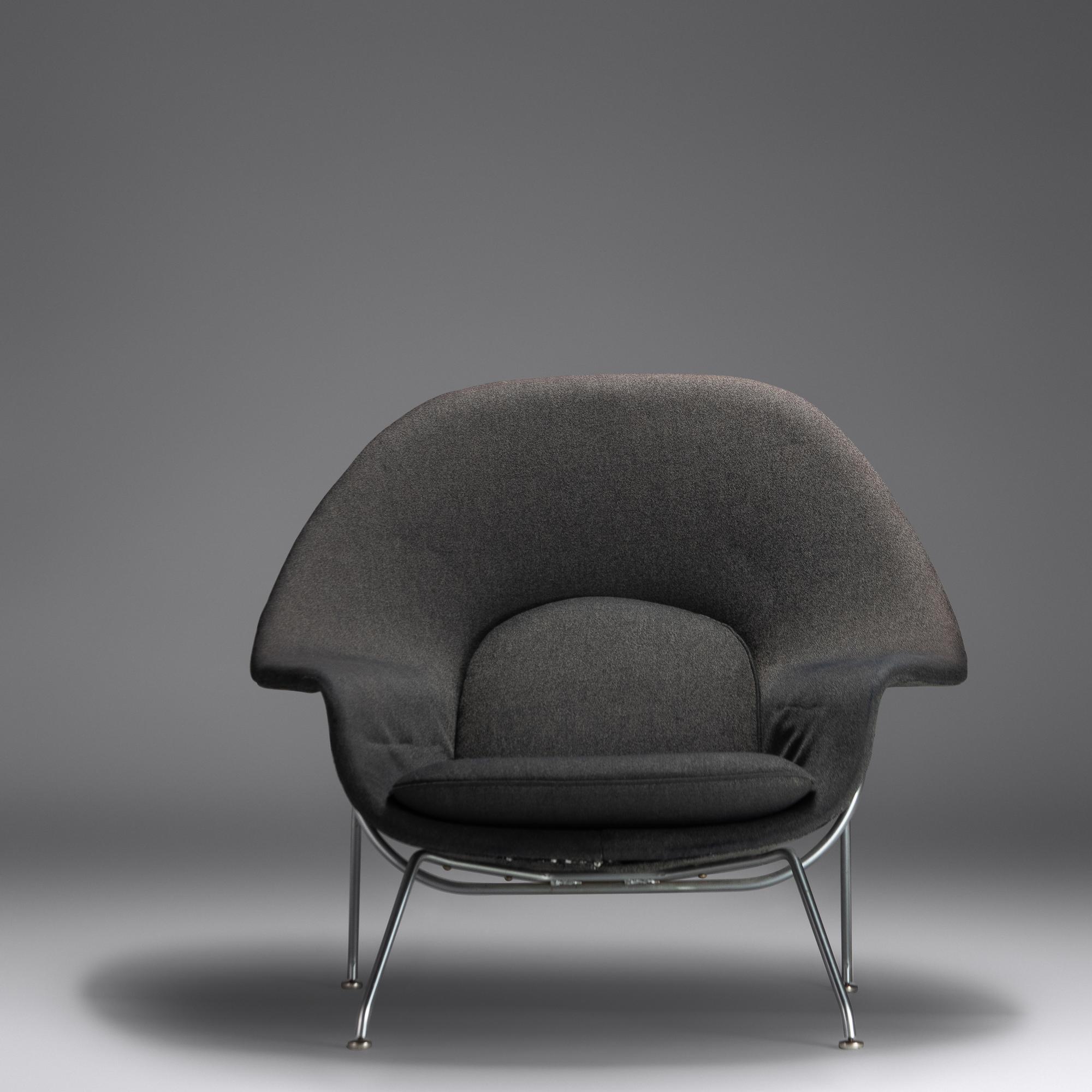 'Womb' Chair and Ottoman, c. 1960 Knoll Associates, USA