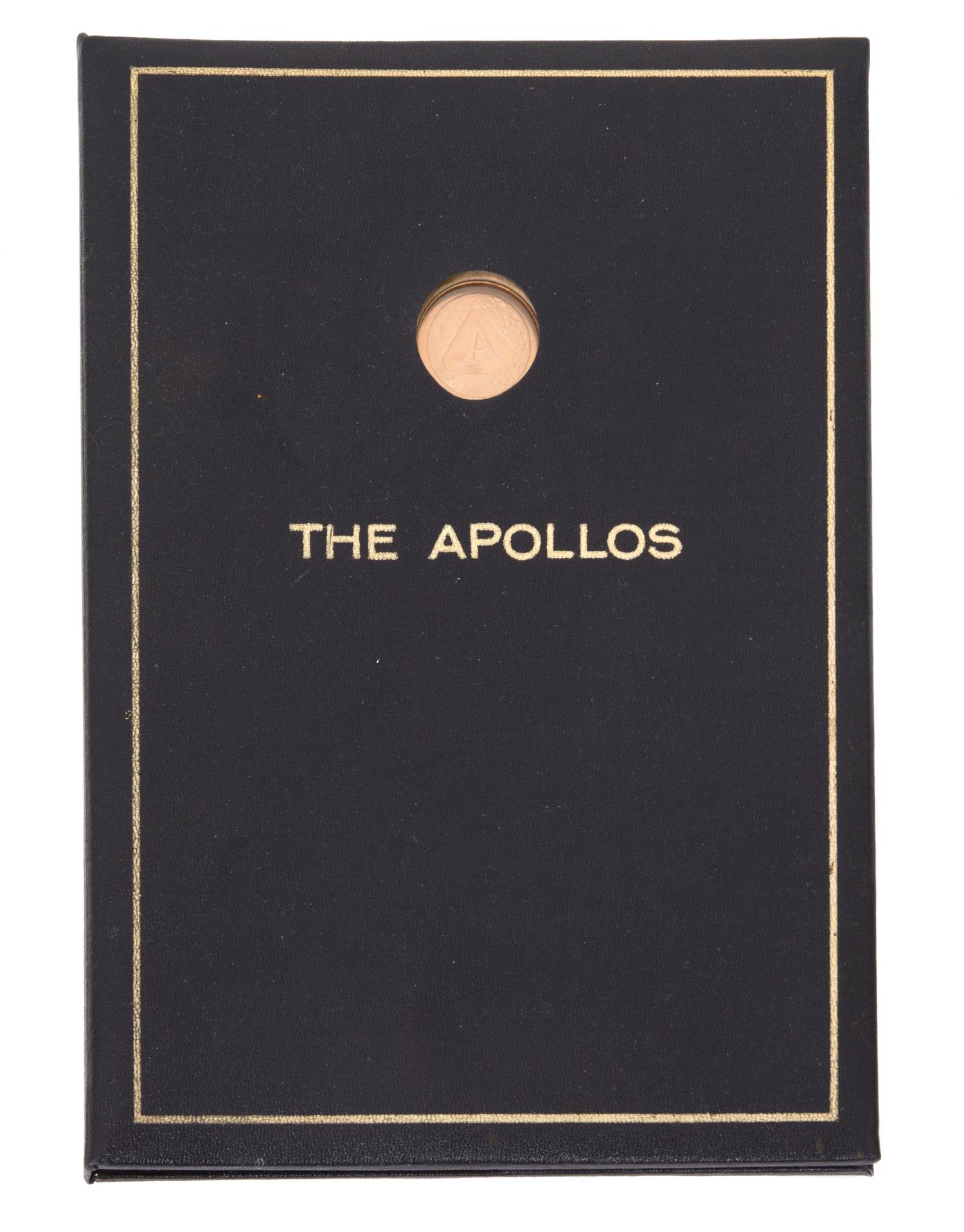 A Commemorative Album of 13 The Apollos Medallions, Diameter of each medallion 1 1/4 inches.