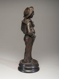 A Cast Bronze Figure of a Sailor Boy
