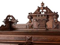 A Renaissance Revival Carved and Burl Walnut Wooton Desk