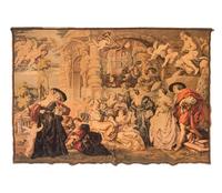 A Continental Wool Tapestry After Rubens