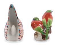 Two Herend Porcelain Bird Figures