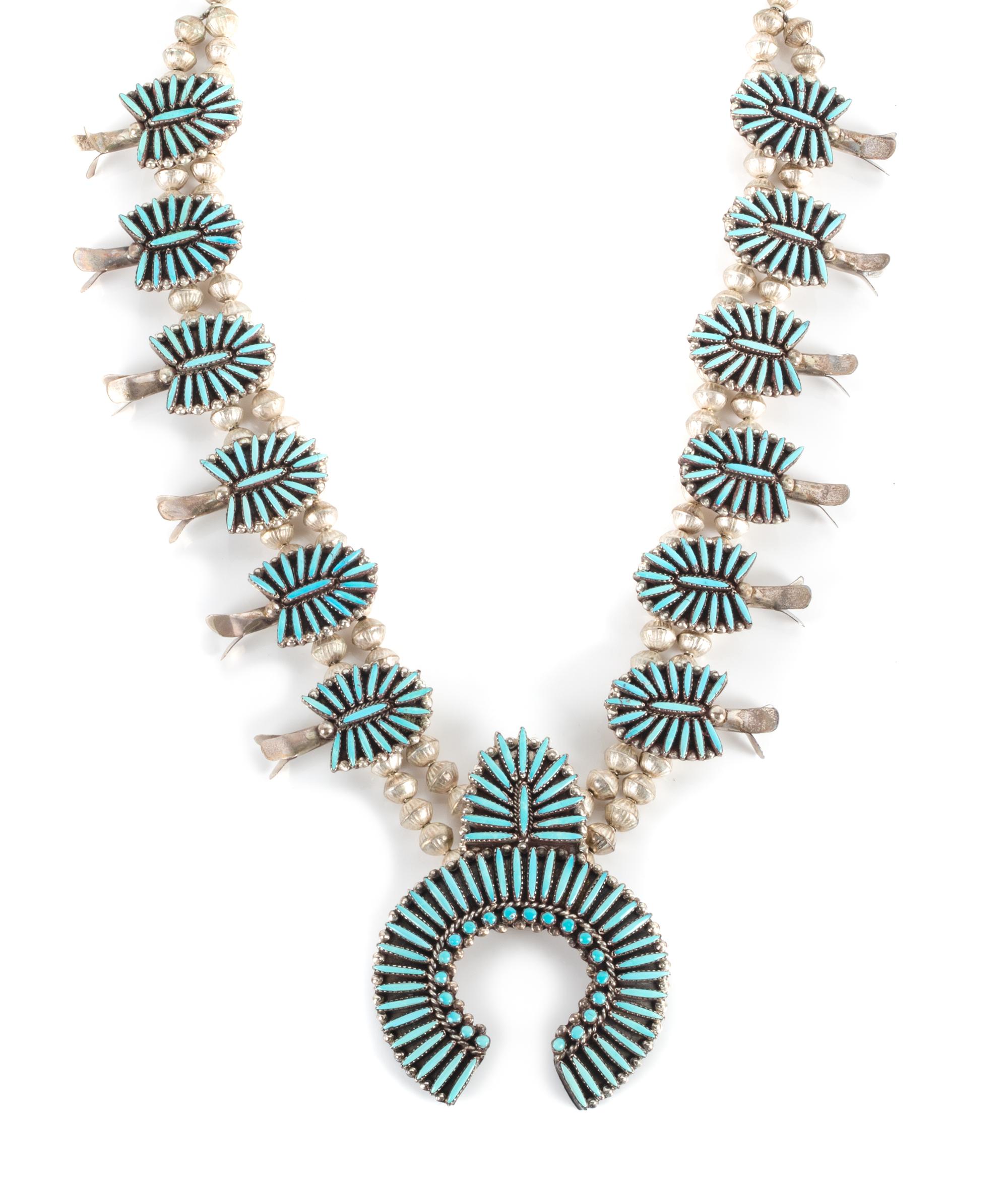 Jane L. Peynetsa Length 30 inches — (Zuni, 20th Century)