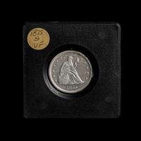 A Collection of Eighteen United States 25c and 20c Coins