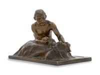 A Continental Bronze Figure