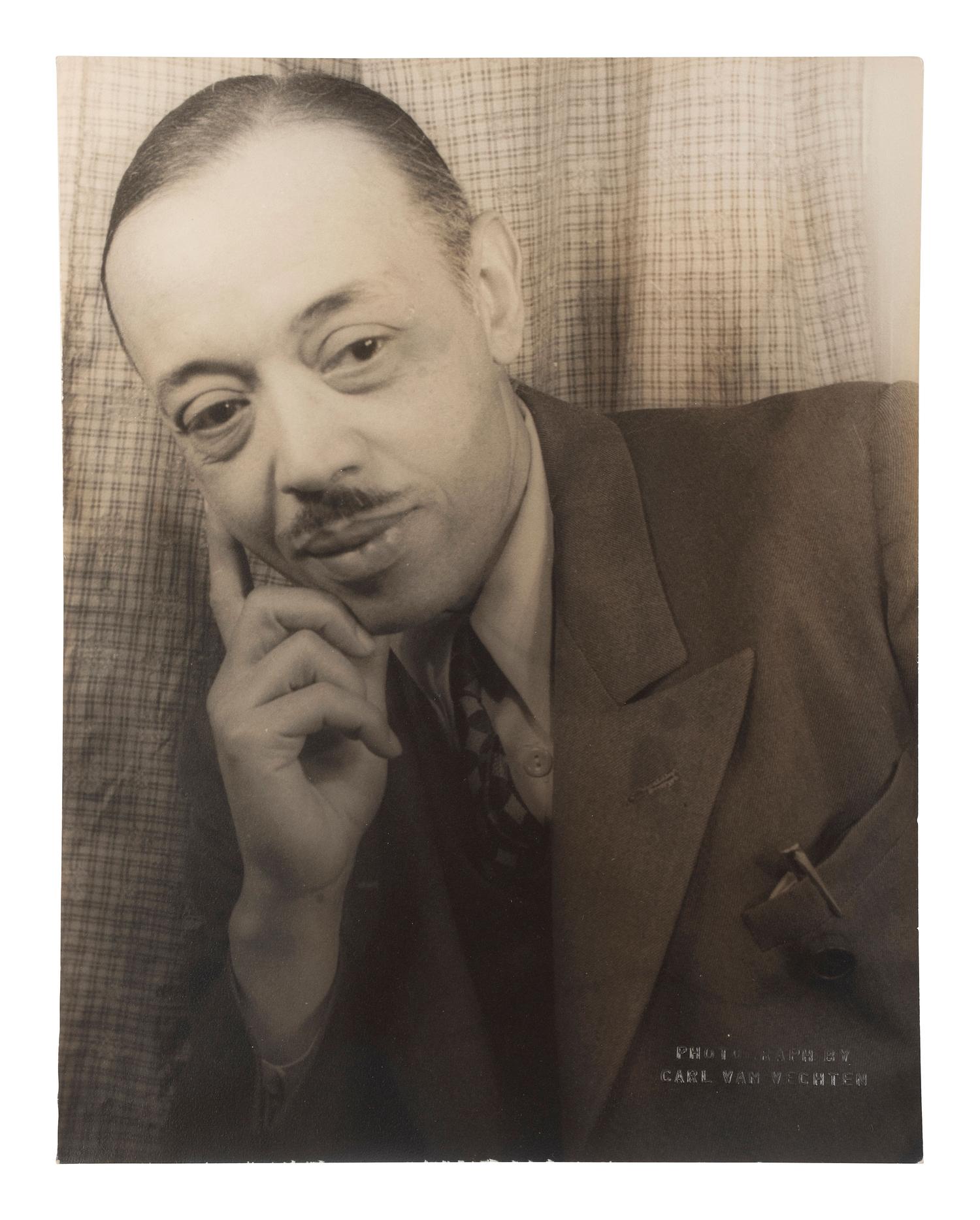 [PHOTOGRAPHY]. VAN VECHTEN, Carl (1880-1964), photographer. Portrait of composer William Grant Still Jr. (1895-1978).