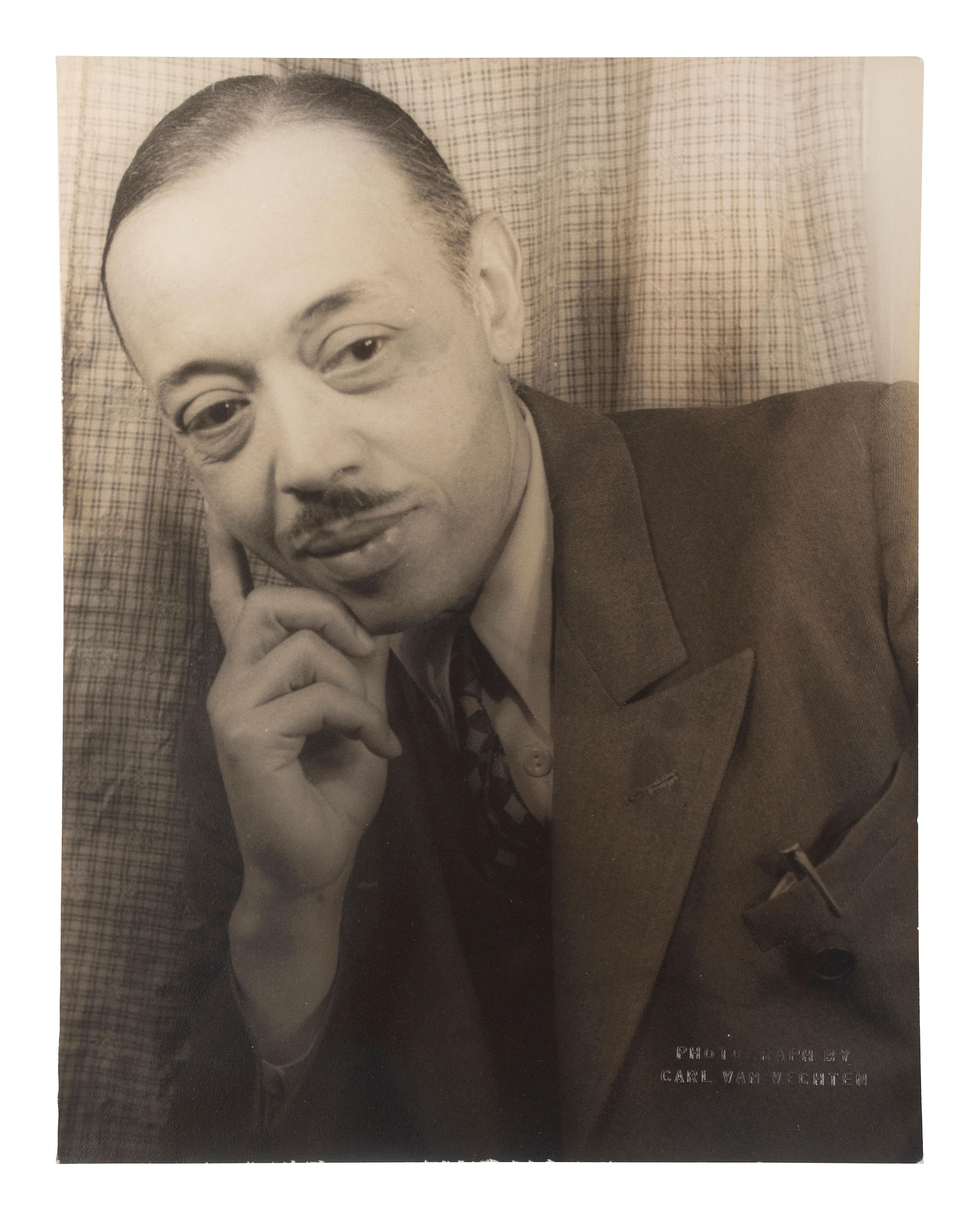 [PHOTOGRAPHY]. VAN VECHTEN, Carl (1880-1964), photographer. Portrait of composer William Grant Still Jr. (1895-1978).