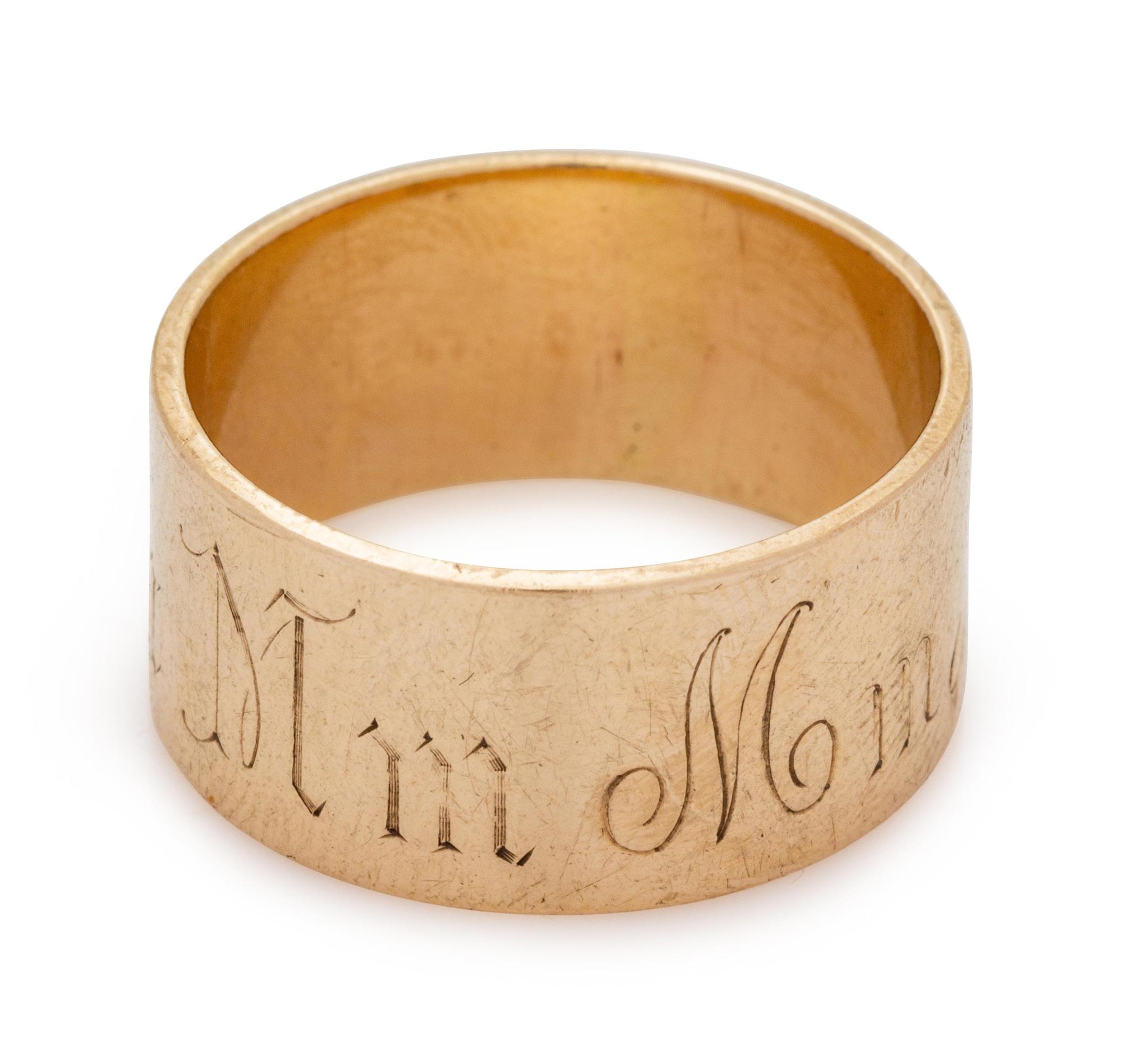 YELLOW GOLD RING