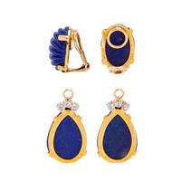 LAPIS LAZULI EARCLIPS