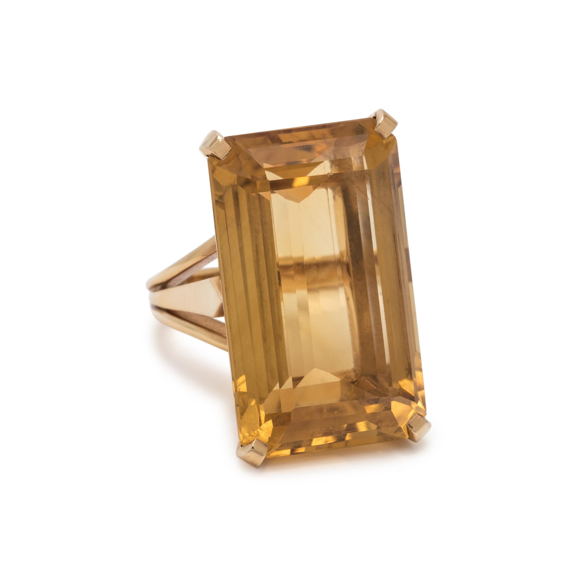 CITRINE RING