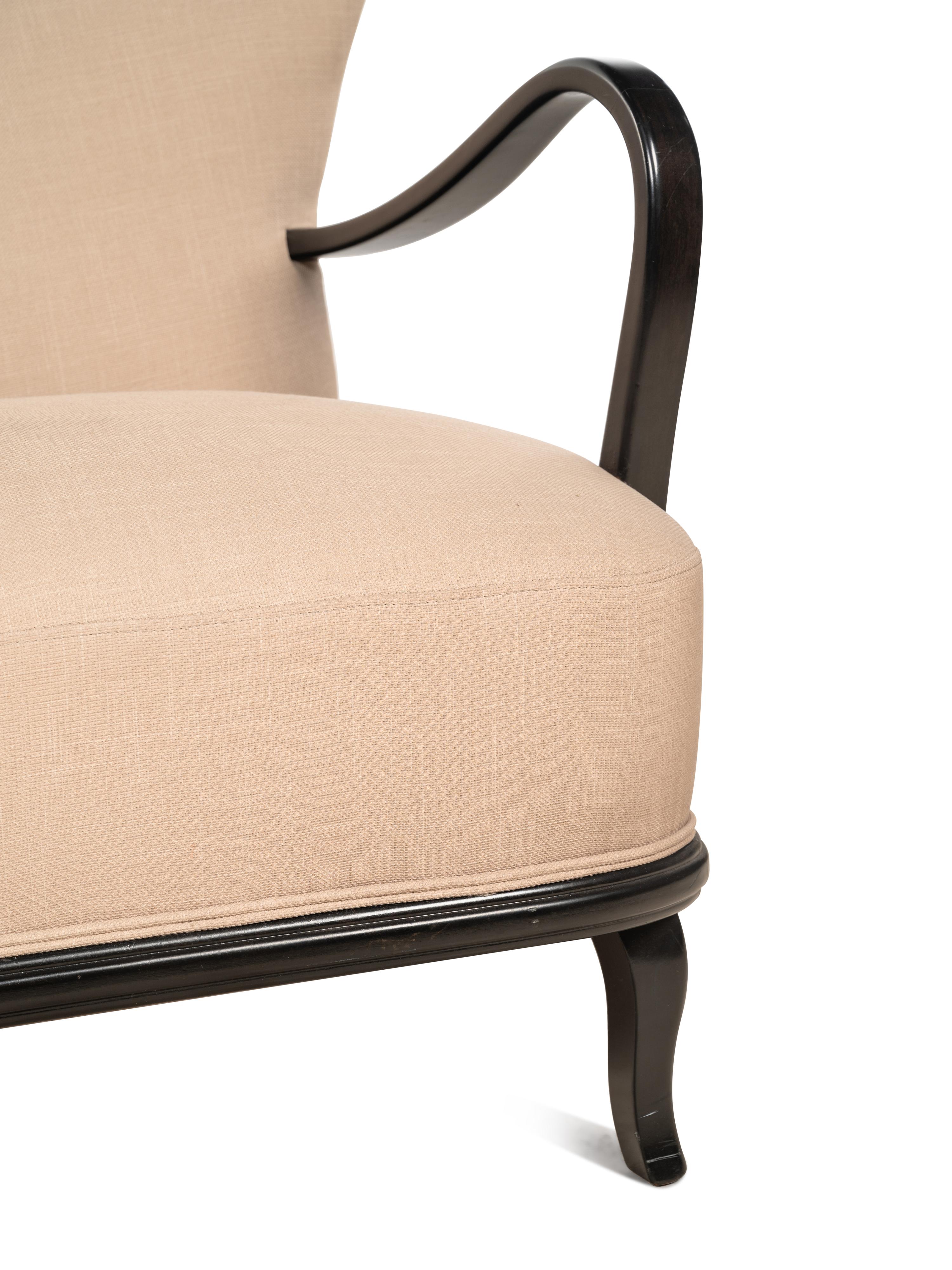 Wing-Back Settee
