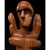 Patrocino Barela (New Mexican, ca 1900-1964) Carved Bulto