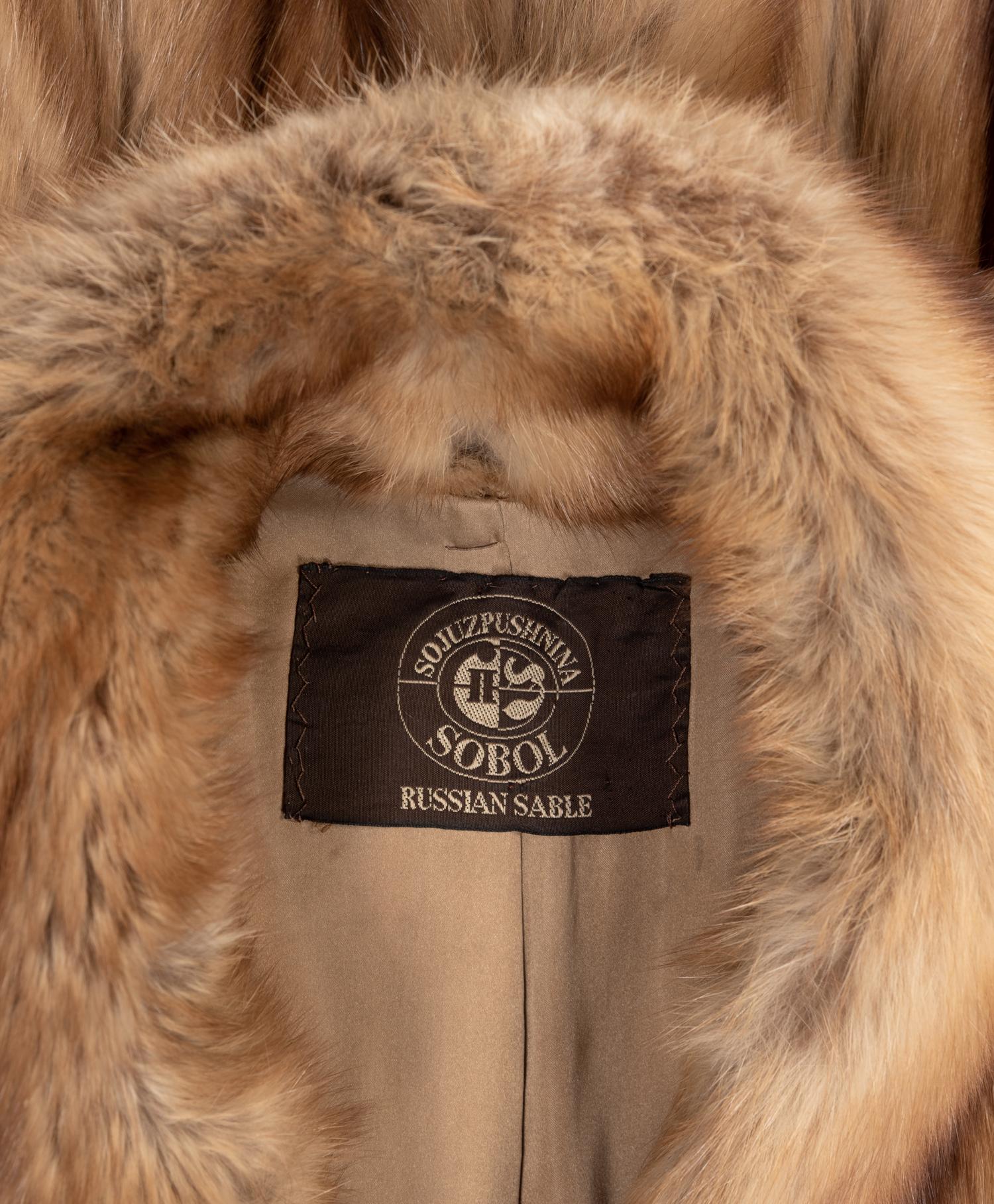 Russian Sable Fur Coat