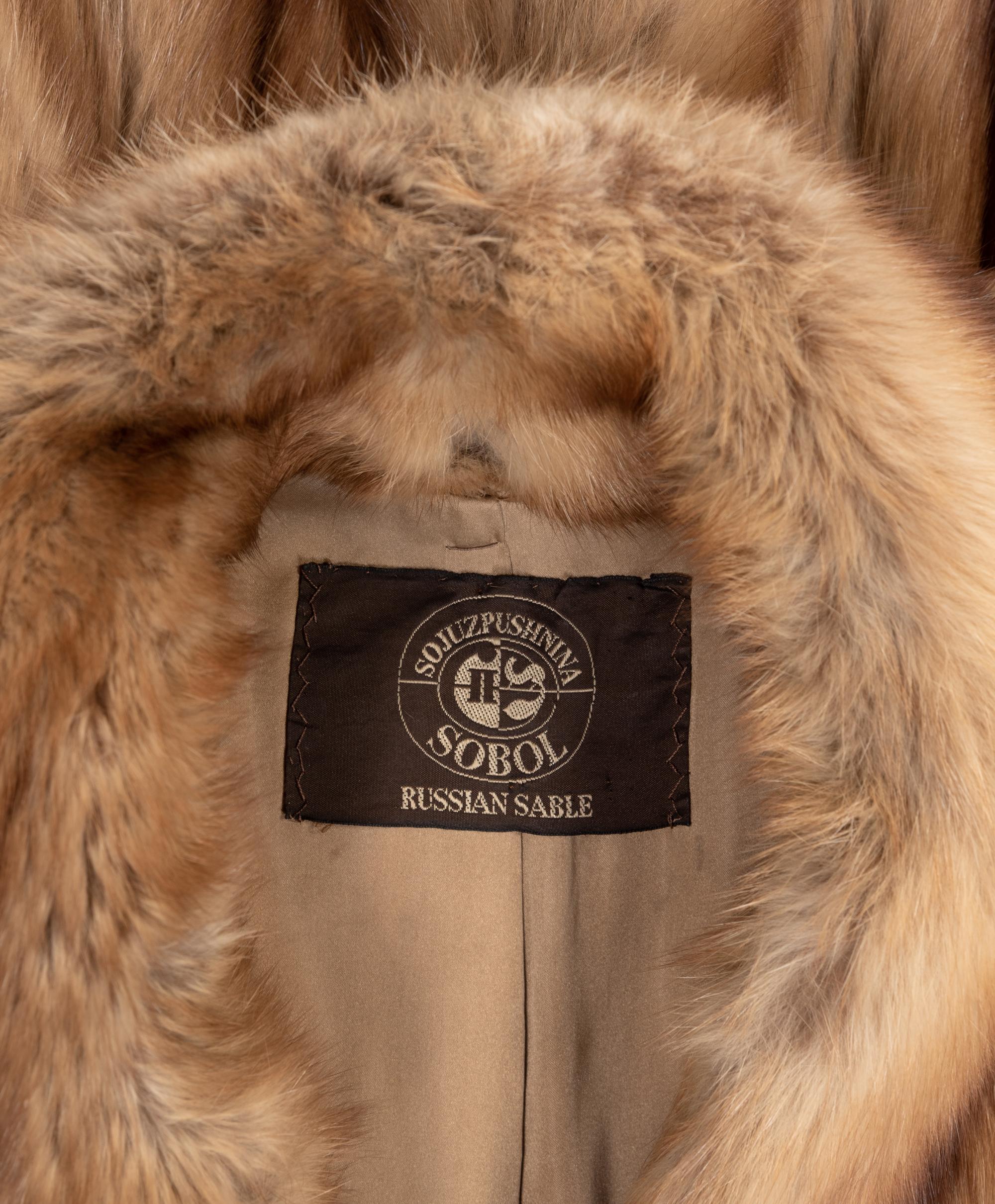 Russian Sable Fur Coat