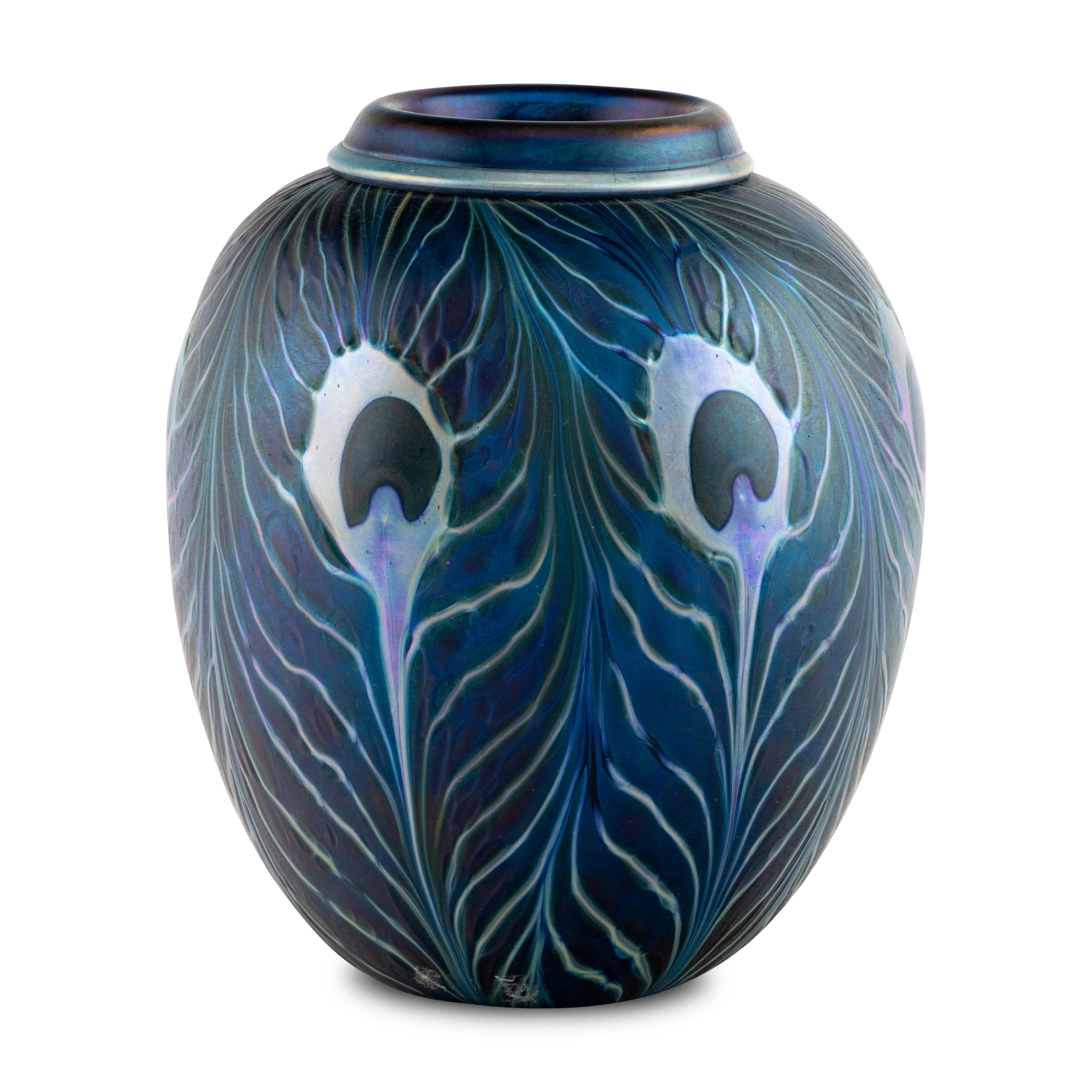 Charles Lotton (American, 1935-2021) — Peacock Vase, 2004