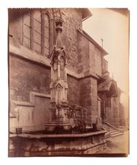 A group of three photographs depicting Swiss scenes ( [Lausanne, Suisse]; Fontaine a Berne (Suisse); Fontaine de Lausanne (Suisse) )